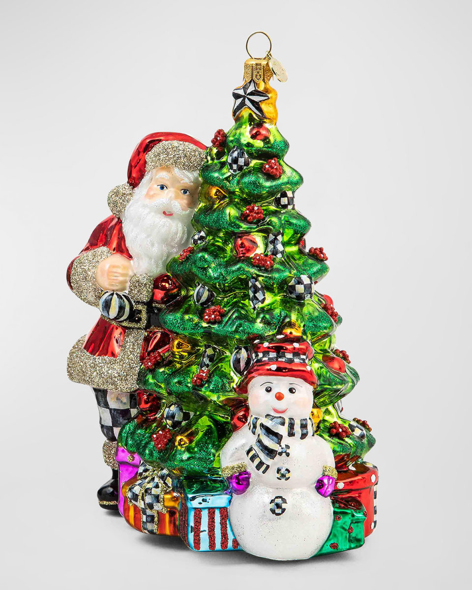 Treeside Santa Holiday Ornament
